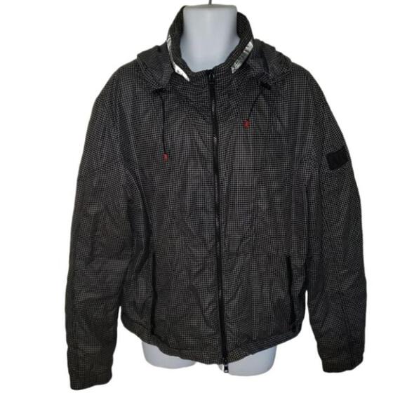 Armani Exchange Hooded Nylon Ripstop Jacket - Women's - Picture 1 of 11